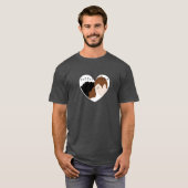 Interraciale liefde t-shirt (Voorkant volledig)