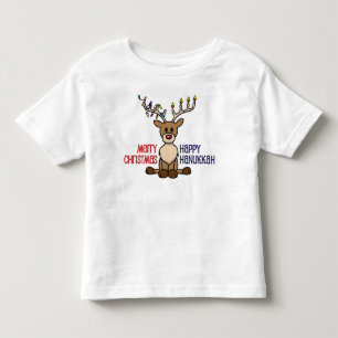 Interreligieus Chanoeka/Kerstmis Peuter T-shirt