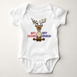 Interreligieuze Chanoeka/Kerstoutfit Romper