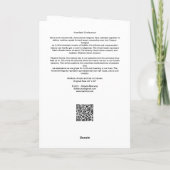 Interreligieuze conferentie - Kaart (Achterkant)