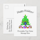 Interreligieuze Happy    HolidaysCard Briefkaart (Voorkant / Achterkant)