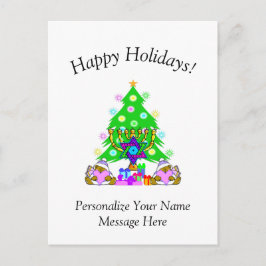 Interreligieuze Happy    HolidaysCard Briefkaart