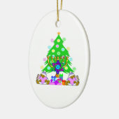 Interreligieuze Holiday Fun Ceramic Ornament (Links)