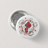 Interrobang Ronde Button 3,2 Cm (Voorkant /achterkant)