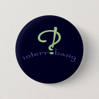 Interrobang! Ronde Button 5,7 Cm