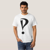 Interrobang T-shirt (Voorkant volledig)