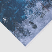 Interruptie Fractal Winter Scene Tissuepapier (Detail)