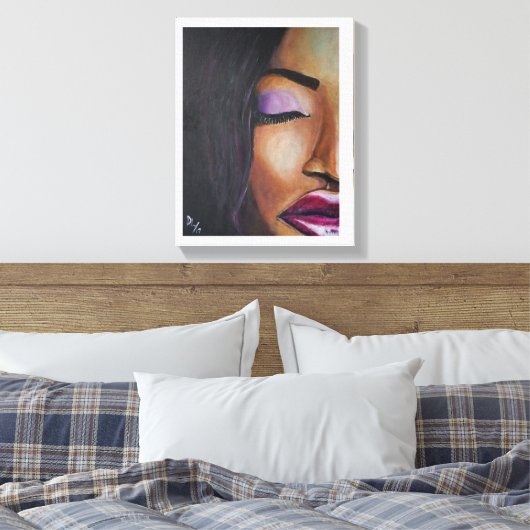 Interscopische Vrouw - Canvas (Insitu (Slaapkamer))