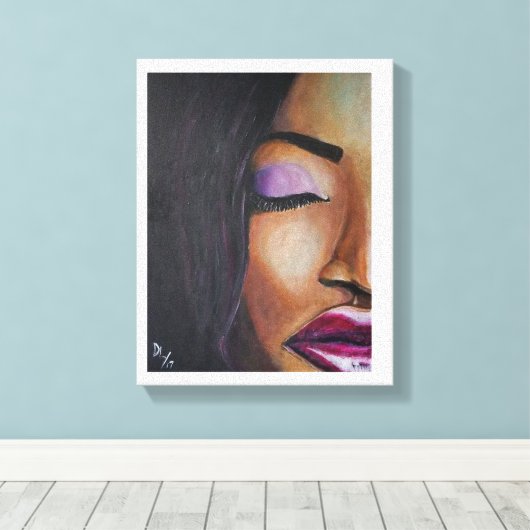 Interscopische Vrouw - Canvas (Insitu (Houten vloer))