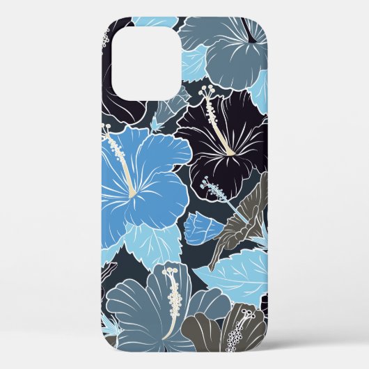 Intersectie van gebogen elegant gestileerde hibisc Case-Mate iPhone case (Achterkant)