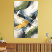 Intersecting Currents of Quiet Motion Canvas Afdruk (Insitu (Woonkamer))