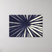 Intersecting Retro Blue - Canvas Print (Voorkant)