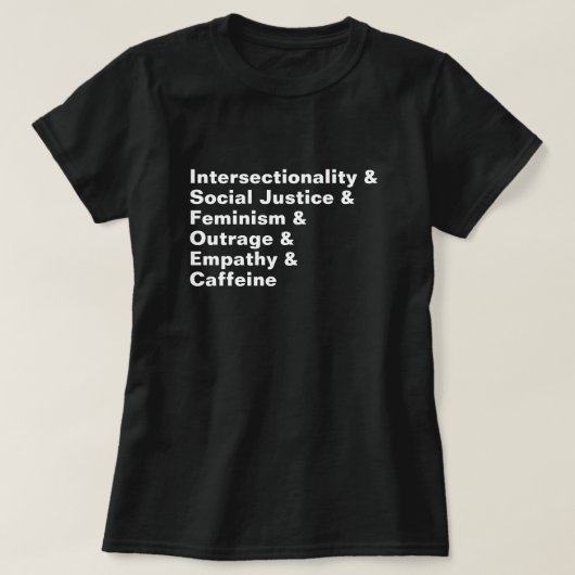 Intersectionaliteit en t-shirt (Design voorkant)