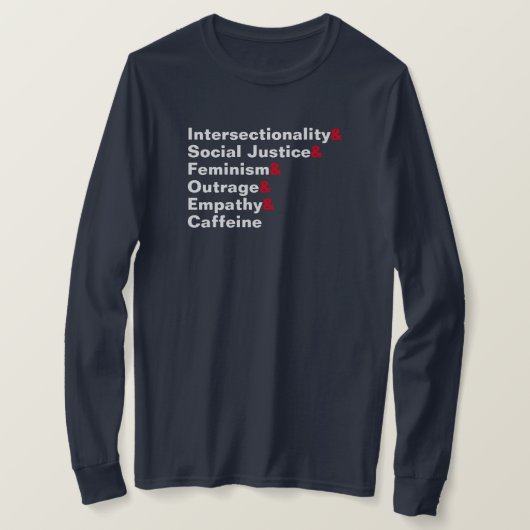 Intersectionaliteit en t-shirt (Design voorkant)
