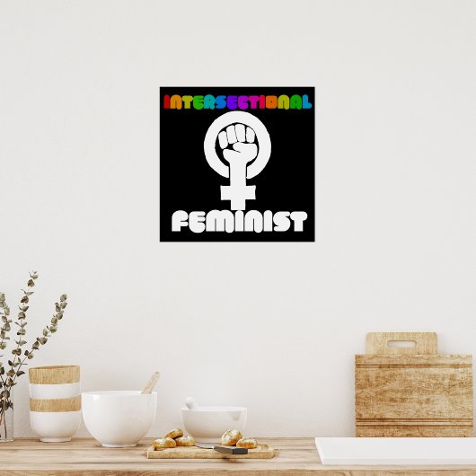 Intersectionele feminist poster (Keuken)