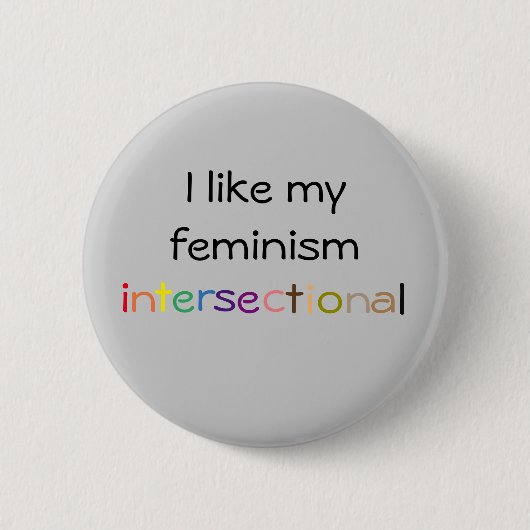 Intersectionele feministische Button (Voorkant)