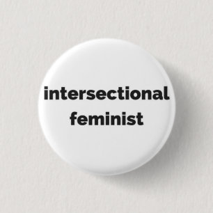 intersectionele feministische ronde knop button 3,2 cm