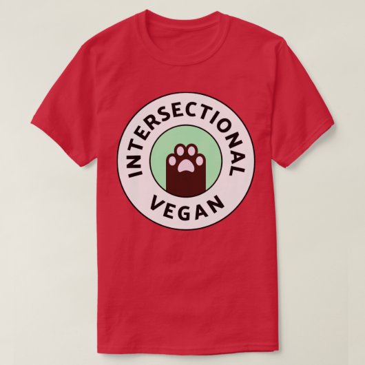 Intersectionele Vegan T-shirt (Design voorkant)