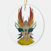 Intersekse fee keramisch ornament (Links)
