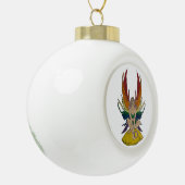 Intersekse fee keramische bal ornament (Links)