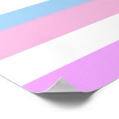 Intersekse Pride Strepen Poster (Hoek)