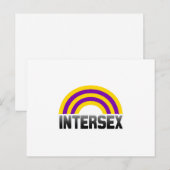 Intersekse trots briefkaart (Voorkant / Achterkant)