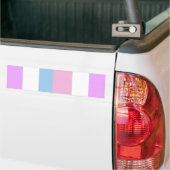 Intersekse trots strepen bumpersticker (Op Truck)