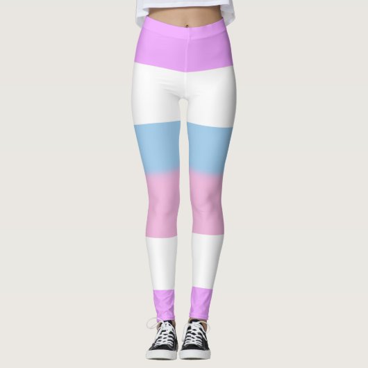 Intersekse trots strepen leggings (Voorkant)