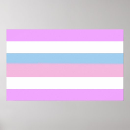 Intersekse trots strepen poster (Voorkant)