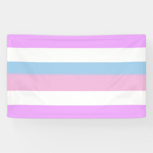 Intersekse trots strepen spandoek