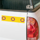 Intersekse trotsvlag bumpersticker (Op Truck)