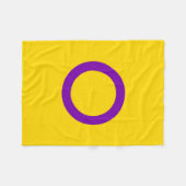 Intersekse trotsvlag fleece deken (Voorkant (Horizontaal))