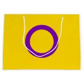 Intersekse trotsvlag groot cadeauzakje (Voorkant)