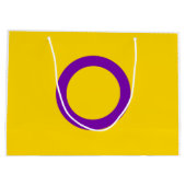 Intersekse trotsvlag groot cadeauzakje (Achterkant)
