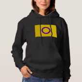 Intersekse trotsvlag hoodie (Voorkant)