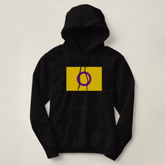 Intersekse trotsvlag hoodie (Design voorkant)