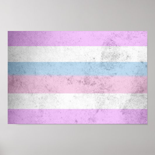 Intersekse trotsvlag poster (Voorkant)
