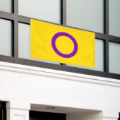 Intersekse trotsvlag spandoek (Buitenkant Gebouw)