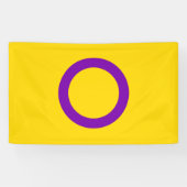 Intersekse trotsvlag spandoek (Horizontaal)