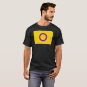 Intersekse trotsvlag t-shirt (Voorkant volledig)
