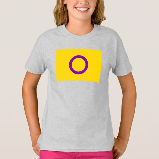 Intersekse trotsvlag t-shirt (Voorkant)