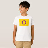Intersekse trotsvlag t-shirt (Voorkant volledig)