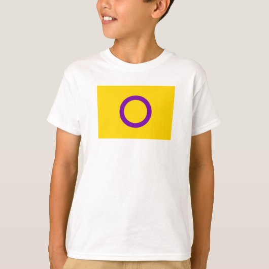 Intersekse trotsvlag t-shirt (Voorkant)