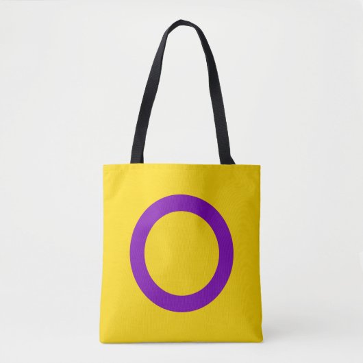 Intersekse trotsvlag tote bag (Voorkant)