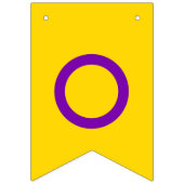Intersekse trotsvlag vlaggetjes (Tweede vlag)