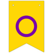 Intersekse trotsvlag vlaggetjes (Eerste vlag)