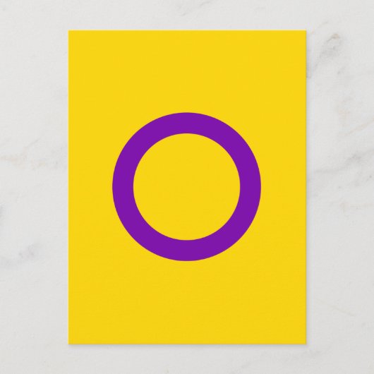 Intersekse vlag briefkaart (Voorkant)