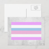 Intersekse vlag briefkaart (Voorkant / Achterkant)