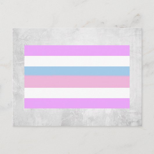 Intersekse vlag briefkaart (Voorkant)