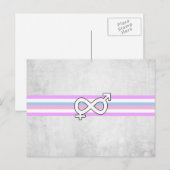 Intersekse vlag briefkaart (Voorkant / Achterkant)